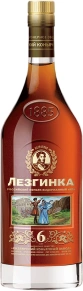 Коньяк Лезгинка, KV, 6 лет, 0.5 л