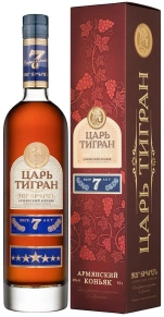 Коньяк Царь Тигран, 7 лет, 0.5 л (п/у)