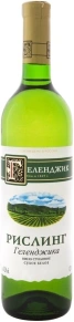 Вино Рислинг Геленджика, 0.75 л