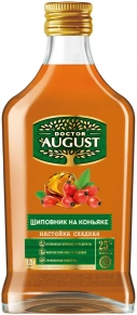 Ликер Шиповник на коньяке, Доктор Август, 0.25 л