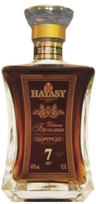 Коньяк Bohemia, Hayasy, KV, 7 лет, 0.5 л (п/у)