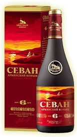 Коньяк Севан, KV, 6 лет, 0.7 л (п/у)