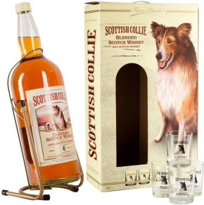 Виски Pouring Stand и 4 glasses, Scottish Collie, 3 года, 4.5 л