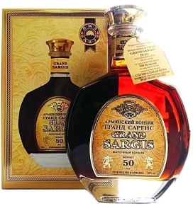 Коньяк Grand, Sargis, KS, 50 лет, 0.5 л (п/у)