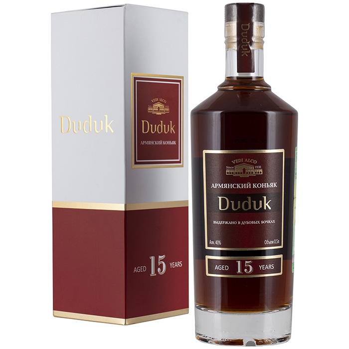 Коньяк Duduk Armenian 15 years, gift box