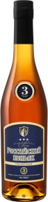 Коньяк Российский Коньяк, КВКЗ, 3 года, 0.5 л