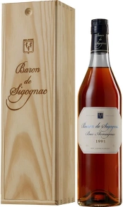 Арманьяк Baron de Sigognac, Vintage, около 33 года, 0.7 л (п/у)