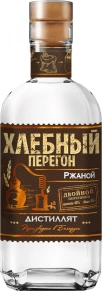 Водка Ржаной Дистиллят, Хлебный Перегон, 0.5 л