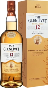 Виски Excellence, The Glenlivet, 12 лет, 0.7 л (п/у)