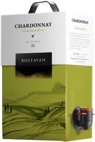 Вино Chardonnay Sec, Bostavan, 2 л