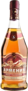 Коньяк Мать Армения, 5 zvezd, 5 лет, 0.25 л