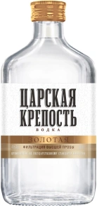 Водка Золотая, Царская Крепость, 0.25 л