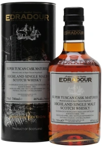 Виски Super Tuscan Cask Matured, Edradour, 8 лет, 0.7 л