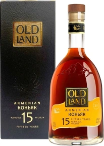 Коньяк Old Land, 15 лет, 0.5 л (п/у)