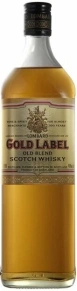 Виски Gold Label Old Blend, Lombard, 3 года, 1 л