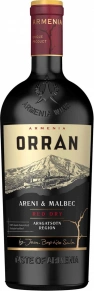 Вино Areni & Malbec Dry, Orran, 0.75 л