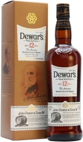 Виски Dewar's, 12 лет, 0.5 л (п/у)