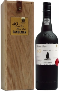 Портвейн Tawny Porto 40 Years Old, Sandeman, DOP, 0.75 л (п/у)