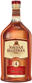 Коньяк Золотая Выдержка, 4 звезды, 4 года, 0.5 л
