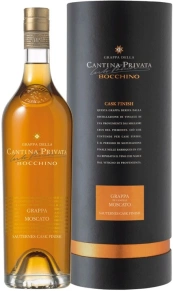 Граппа Cantina Privata Moscato, Bocchino, 2,5 года, 0.7 л (п/у)