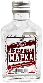 Водка Серебряная Марка, 0.1 л