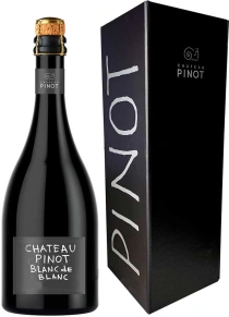 Игристое вино Blanc de Blanc Extra Brut, Chateau Pinot, 0.75 л, (п/у)