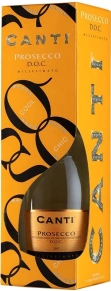 Игристое вино Prosecco, Canti, 2019, 0.75 л (п/у)