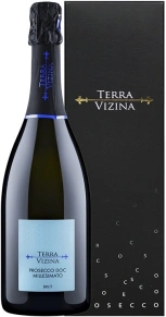 Игристое вино Prosecco Brut Millesimato, Terra Vizina, DOC, 0.75 л, (п/у)