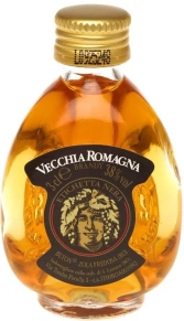 Бренди Etichetta Nera, Vecchia Romagna, 3 года, 0.03 л (п/у)