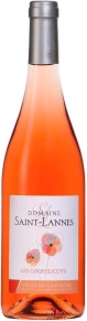 Вино Les Coquelicots, Domaine Saint-Lannes, IGP, 2017, 0.75 л