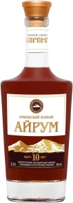 Коньяк Айрум, 10 лет, 0.5 л (п/у)