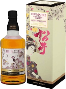 Виски Single Cask Sakura, The Matsui, 3 года, 0.7 л (п/у)