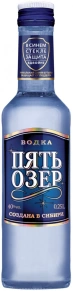 Водка Пять озер, 0.25 л