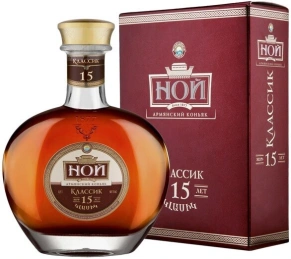 Коньяк Классик, Ной, KS, 15 лет, 0.5 л (п/у)