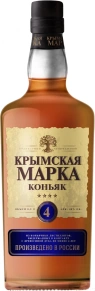 Коньяк Крымская марка, 4 zvezdy, 4 года, 0.5 л