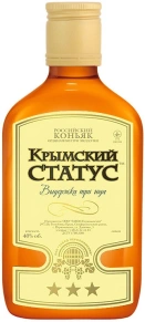 Коньяк Крымский Статус, 3 Stars, 3 года, 0.25 л