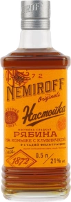 Ликер Rowan on Cognac with Strawberry, Nemiroff, 0.5 л