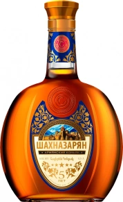 Коньяк Шахназарян, 5 zvezd, 5 лет, 0.5 л (п/у)