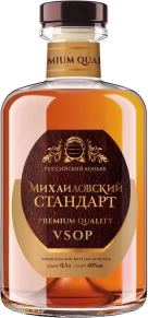 Коньяк Премиум, Михайловский стандарт, VSOP, 5 лет, 0.5 л