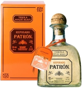 Текила Reposado, Patron, 6 месяцев, 0.75 л (п/у)