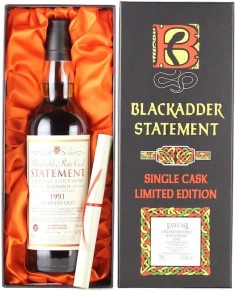 Виски Bladnoch Sherry Cask Finish, Raw Cask Statement, 25 лет, 0.7 л (п/у)