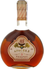 Коньяк Араспел, Ной, 5 звёзд, 5 лет, 0.25 л
