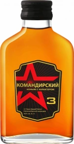 Коньяк Командирский, 3 года, 0.1 л