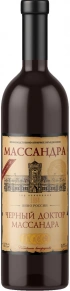 Вино Черный Доктор, Массандра, 0.75 л