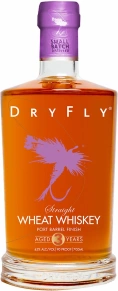 Виски Wheat Whiskey Port Barrel Finish, Dry Fly, 3 года, 0.7 л