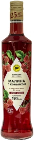 Ликер Малина с коньяком, Шуйская, 5 лет, 0.5 л