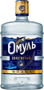 Водка Золотистый, Омуль, 0.1 л