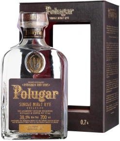 Водка Single Malt Rye, Polugar, 1 месяц, 0.7 л (п/у)