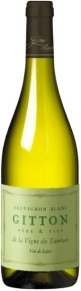 Вино Vigne du Taureau Sauvignon Blanc, Gitton Pere & Fils, 2018, 0.75 л