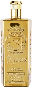 Водка Gold 999.9, 3 Kilos Vodka, 0.75 л